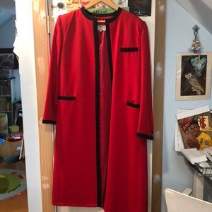 Valentino pleated long formal jacket